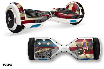Autocollant de peau de vinyle pour 6.5pouces auto-équilibrage scooter Hoverboard 2roues