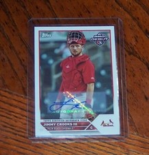 2023 Topps Pro Debut Jimmy Crooks III #PD-177 Base Auto St Louis Cardinals RC