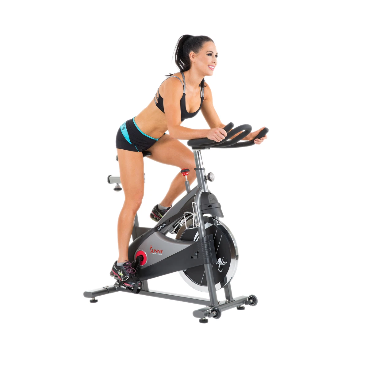 Sunny Health Fitness Premium Indoor Cycling Exercise Stationary