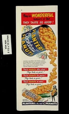 1951 Planters Peanuts Cocktail Salted Snack Mr. Peanut Vintage Print Ad 22651