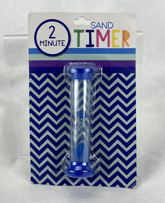 2 Minute Sand Timer Game Board Replacement Piece BLUE Sand Bendon NEW