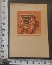 WUNDERKAMMER K EXLIBRIS 141 - " OPUS 9 " - * ARPAD NAGY * - X COLOR SIGNED