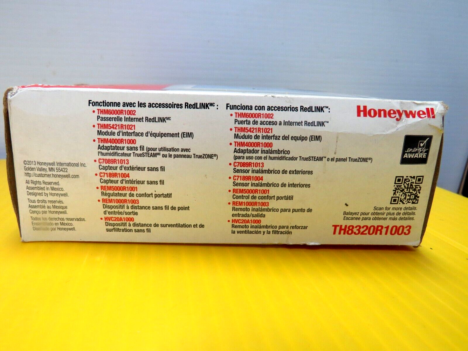 New! Honeywell VisionPRO 8000 with RedLINK Programmable Tstats TH8320R1003