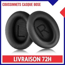 Coussin Coussinets Mousse pour Bose Quiet Comfort Casque QC2 QC15 QC25 QC35 Noir