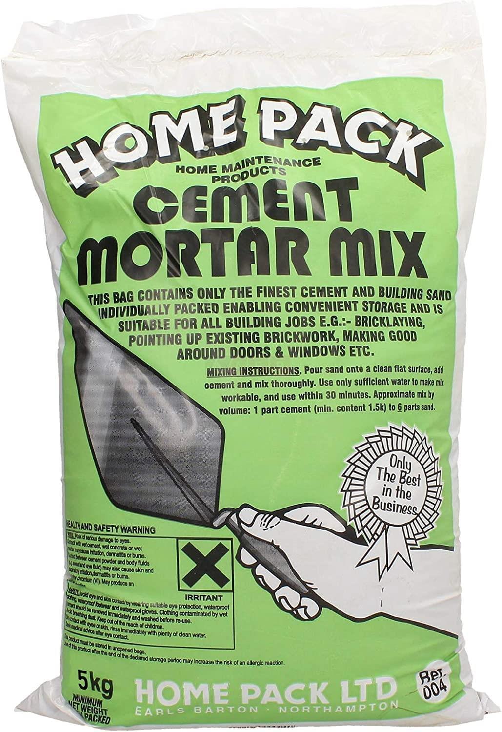 Mortar Mix Cement Bag And Sand Ready To Use 5kg Bricklaying Pointing