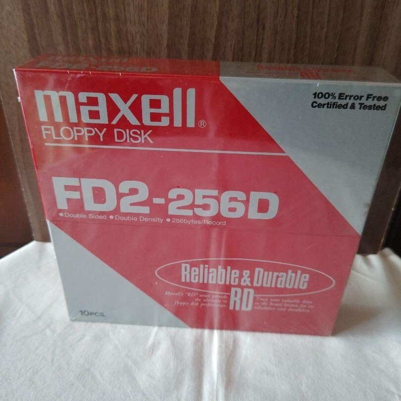 Maxell 8-inch Floppy Disk FD2-256D RD-1100 10-Pack Bulk Storage-image