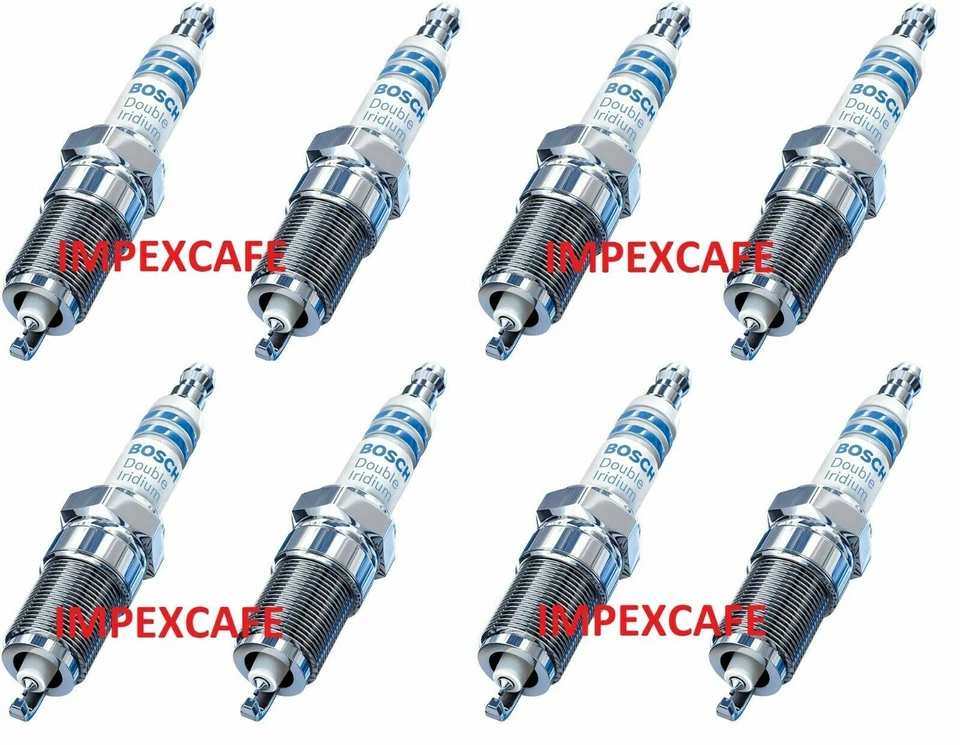 8 bujías dobles de iridio Bosch para Nissan Armada 2005-2006 V8-5,6 L (Alemania) Foto 2 de 2