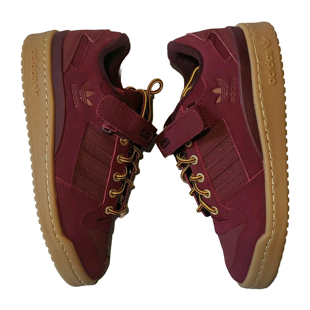Size 6 - adidas Forum Low Collegiate Burgundy Gum for sale online