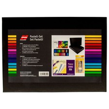 Honsell Pastell Set - 24x Soft Pastelkreiden - Fabriano Pastellblock - Zubehör -