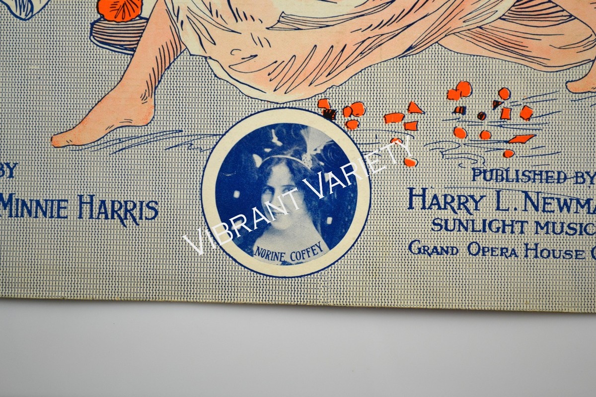 Carnival Time 1913 Sheet Music By Harris Art Cover By Bescardi Art