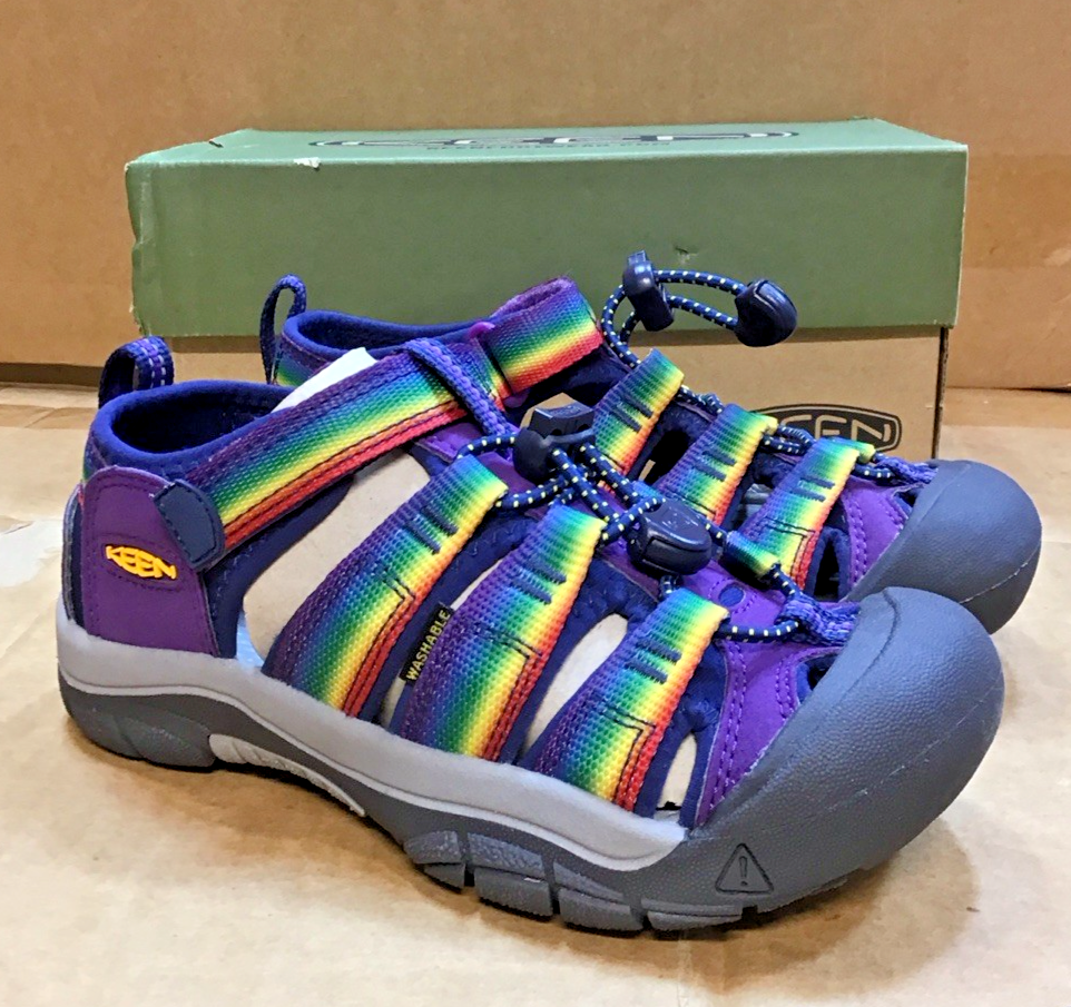 Sandali Keen Kids Newport H2 Multi Tillandsia viola arcobaleno bambini