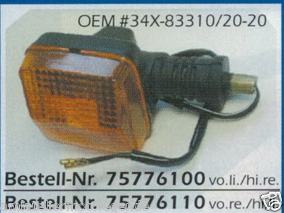 Für Yamaha XTZ 750 Superten Blinker -75776100