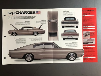 DODGE CHARGER 1966-1974 の雑誌 1966 Dodge Charger Coupe IMP 