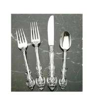 La Scala by Gorham , 4 Piece Place Setting of Sterling Silver Flatware