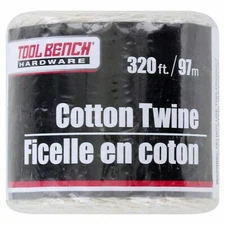 Tool Bench Hardware Cotton Twine, 420 ft. Roll