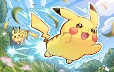 Pokemon anime pok mon red green pikachu bushes Pad Gaming Mat Desk