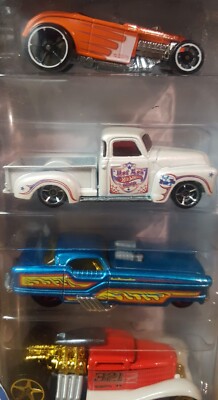 Hot Wheels Hot Rods 5 Pack Collector Car Set 2011 New Sealed 1:64