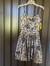 Sue Wong Silk Dress hand Beaded Evening Gown black gold Lace Sz 6 4 short K3