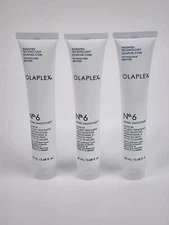 3 x Olaplex No 6 Bond Smoother Leave-In Styling Treatment .68oz Ea Travel New