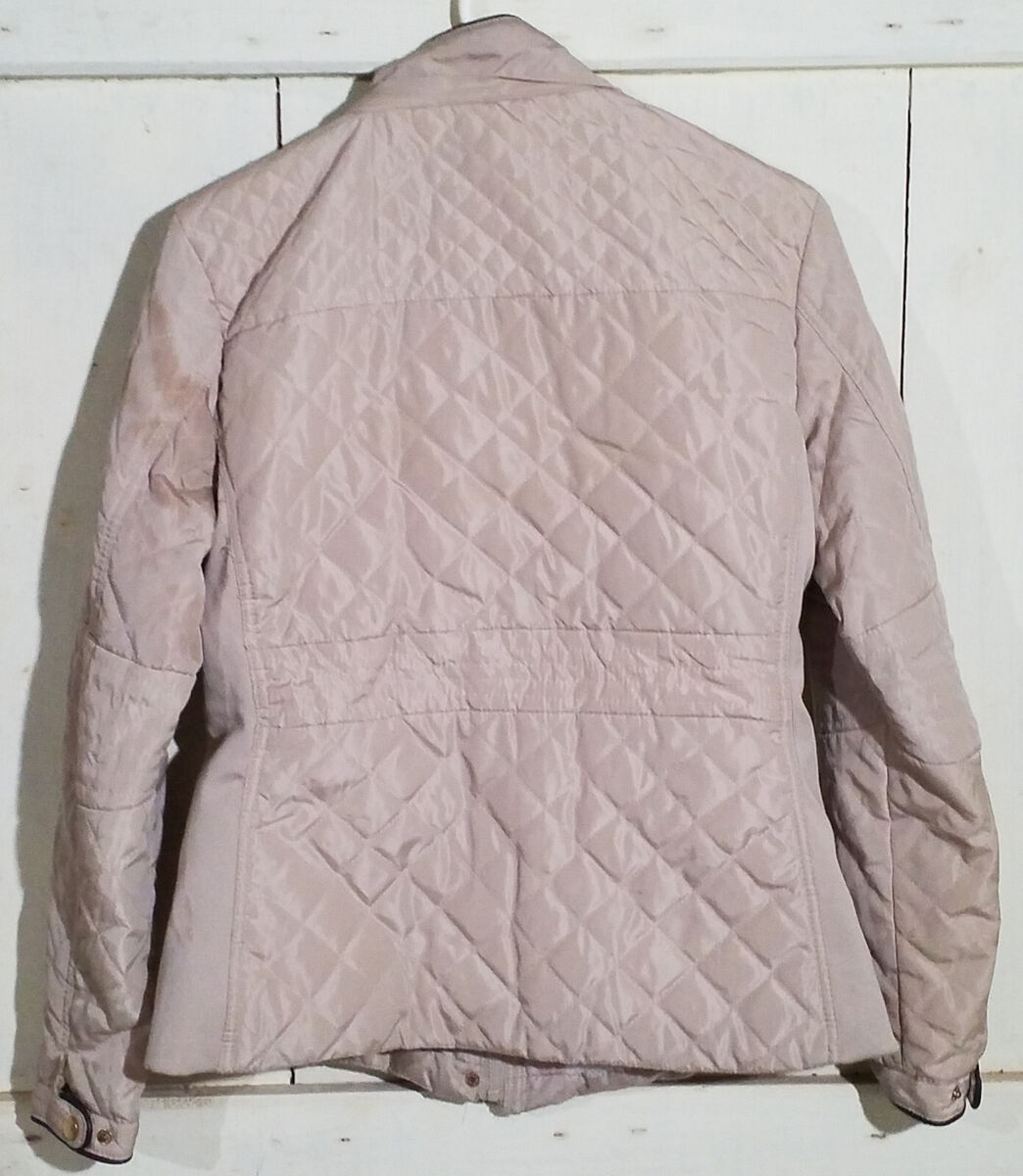 Cavalini Original Quilted Jacket Coat Full Zip / Button Pink Cavalini Original Quilted Jacket Coat Full Zip / Button Pink