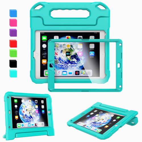 Für Apple 9,7" iPad Air / Air 2 - Kinder Hülle mit integriertem Displayschutz Cover - Bild 41 von 71