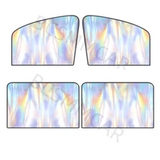 4PCS Car Sun Shade Curtain Cover Shield UV Protection For Front Rear Side Window