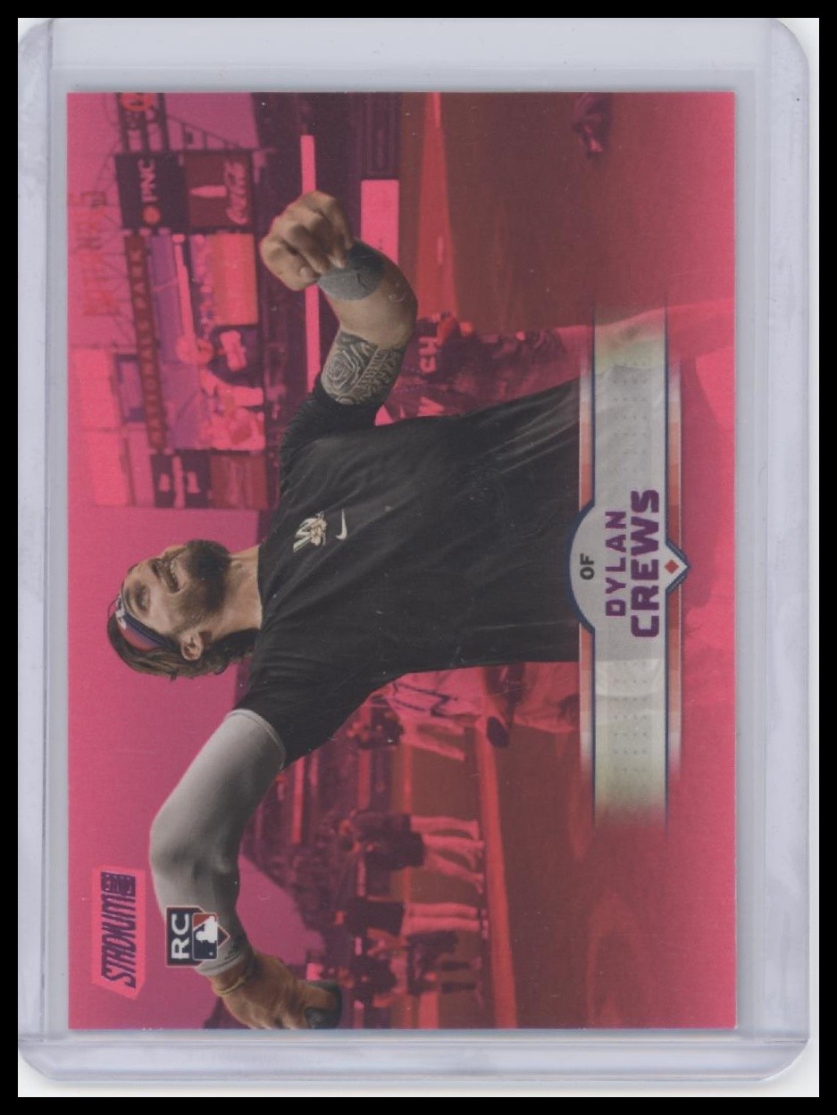 2025 Stadium Club #102 Dylan Crews Pink Foil RC