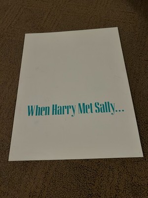 WHEN HARRY MET SALLY... (1989) Original Studio Production / Credits Card