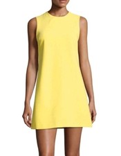 Alice & Olivia Yellow Coley Shift Dress, Size 2