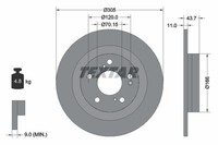Textar Bremsscheibe 92308403