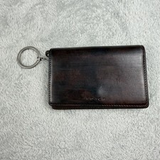 Vintage Brown COACH Coin Purse Soft Supple Leather Silver Tone Purse Accessories
