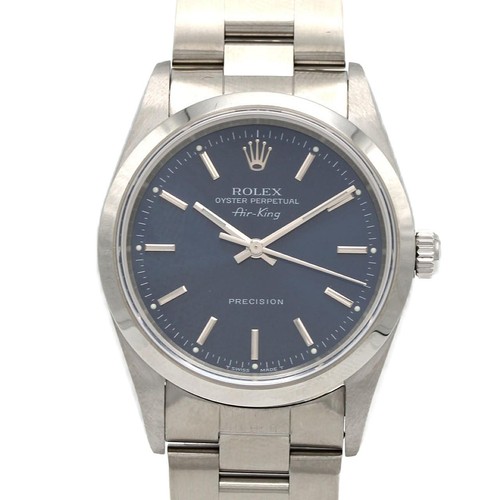Authentic Rolex Air-King 14000 Stainless Steel Mechanical Automatic U-serial...