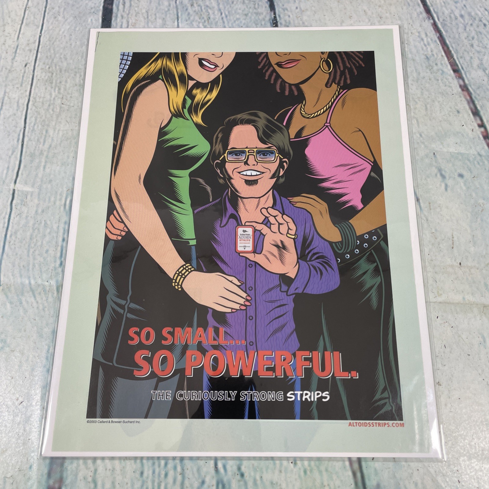 2003 Sexy Altoids Strips Cartoon Vintage Print Ad/Poster Promo Art Magazine Page