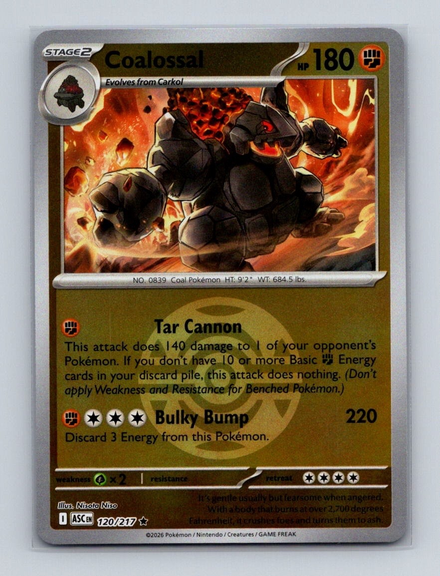 pokemon card coalossal Amazon.com: Pokemon Vmax Card Set - Coalossal VMAX 99/185 & Coalossal V  98/185 - Vivid Voltage