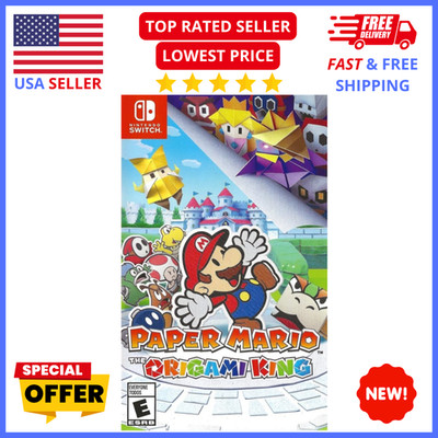 Paper Mario Origami King Nintendo Switch Game
