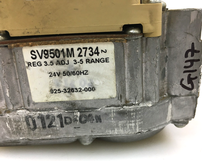 Honeywell SV9501M2734 SmartValve 025-32632-000 Nat. Gas 24V 50
