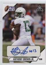 2021 Leaf Pro Set College Auto Anthony Brown Jr #PS-ABJ Auto 17t2