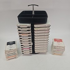 Stampin Up 60 Ink Pads LOT Caddy Holder Carousel Classic Art Crafting RETIRED