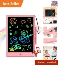 10 Inch LCD Writing Tablet for Kids Educational Doodle Board Pink