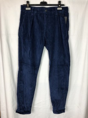 Mavi Herren Velourhose Dylan Trouser Tapered Trouser Dunkelblau W32 L30
