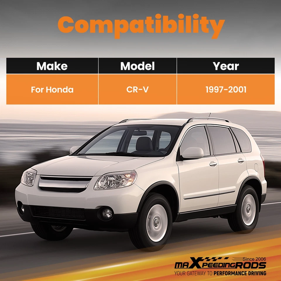 2x Brazos de control de inclinación superior delanteros ajustables para Honda CR-V CRV 1997-2000 2001 Foto 4 de 4