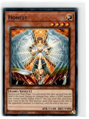 Yu-Gi-Oh! Honest 1st Edition VASM-EN046 Lightly Played Rare