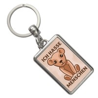 Ich Hasse Menschen TeddybäR SchlüSselanhäNger