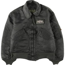 Used civilian-issue Alpha Industries CWU-45/P type military flight jacket ma...