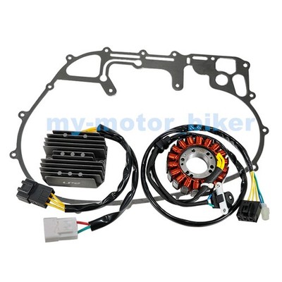 Stator Coil + Regulator Rectifier + Gasket For SYM Maxsym TL500 i ABS 2019-2020