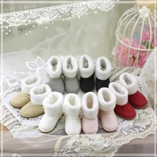 1/6 1/4 1/3 Winter Shoes Snow Boots Folding Upper Multi-colors Fit BJD Doll