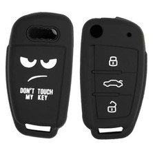 2 Pcs Silicone Remote Key Case Fob Shell Cover For Audi A1 A3 A4 A6 S1 3 Button 2 Pcs Silicone Remote Key Case Fob Shell Cover For Audi A1 A3 A4 A6 S1 3 Button