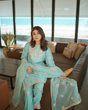 SALWAR KAMEEZ PAKISTANI INDIAN WEDDING PARTY WEAR DRESS BOLLYWOOD SUIT NEW