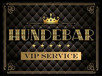Blechschild 30X40 Cm Hundebar Vip Service Schwarzes Deko Schild Deko Geschenk S