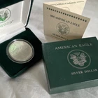 United States Mint American Eagle 1995 1 oz Silver Coin w/ Box & Certificate